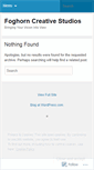 Mobile Screenshot of foghorncreativestudios.wordpress.com