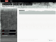 Tablet Screenshot of foghorncreativestudios.wordpress.com