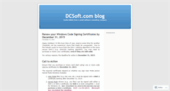 Desktop Screenshot of dcsoft.wordpress.com