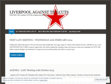 Tablet Screenshot of liverpoolagainstthecuts.wordpress.com