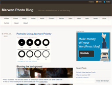 Tablet Screenshot of marwenphotoblog.wordpress.com