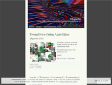 Tablet Screenshot of polygraphie.wordpress.com