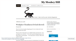 Desktop Screenshot of mymonkeyhill.wordpress.com