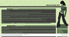 Desktop Screenshot of librarygeekgirl.wordpress.com