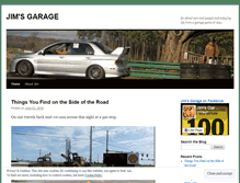 Tablet Screenshot of jimsgarage.wordpress.com