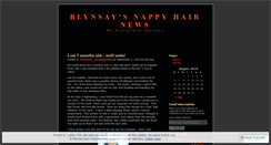 Desktop Screenshot of nappyhairnews.wordpress.com