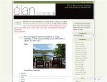 Tablet Screenshot of elanbotswanasafaris.wordpress.com