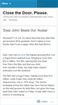 Mobile Screenshot of closethedoorplease.wordpress.com