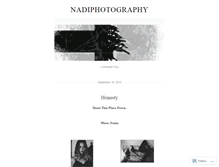 Tablet Screenshot of nadiphotography.wordpress.com