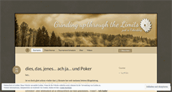 Desktop Screenshot of grindingupthroughthelimits.wordpress.com