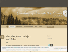 Tablet Screenshot of grindingupthroughthelimits.wordpress.com