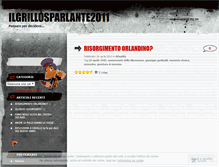 Tablet Screenshot of ilgrillosparlante2011.wordpress.com