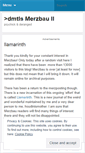 Mobile Screenshot of dmtlsmerz2.wordpress.com