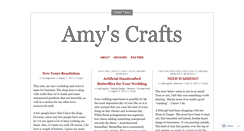 Desktop Screenshot of amyscrafts.wordpress.com