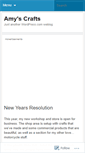 Mobile Screenshot of amyscrafts.wordpress.com