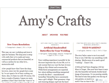 Tablet Screenshot of amyscrafts.wordpress.com