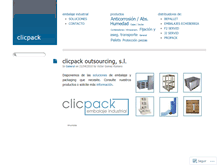 Tablet Screenshot of clicpack.wordpress.com