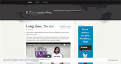 Desktop Screenshot of kcommunicating.wordpress.com