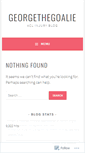 Mobile Screenshot of georgethegoalie.wordpress.com