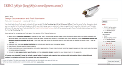 Desktop Screenshot of ieg3830.wordpress.com