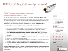 Tablet Screenshot of ieg3830.wordpress.com