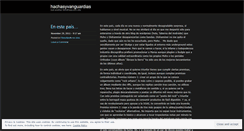 Desktop Screenshot of hachasyvanguardias.wordpress.com