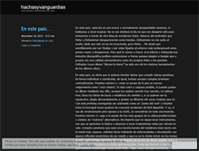Tablet Screenshot of hachasyvanguardias.wordpress.com