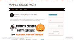 Desktop Screenshot of mapleridgemom.wordpress.com
