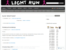 Tablet Screenshot of lightrun.wordpress.com