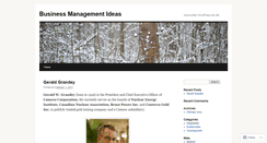 Desktop Screenshot of businessmanagementideas.wordpress.com