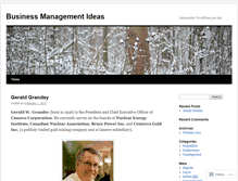 Tablet Screenshot of businessmanagementideas.wordpress.com