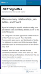 Mobile Screenshot of netvignettes.wordpress.com