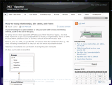 Tablet Screenshot of netvignettes.wordpress.com