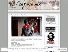 Tablet Screenshot of flagwaver.wordpress.com
