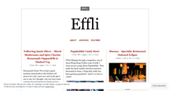 Desktop Screenshot of effli.wordpress.com