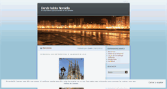 Desktop Screenshot of dondehabitanorniella.wordpress.com