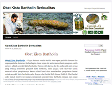 Tablet Screenshot of obatkistabartholinberkualitasblog.wordpress.com