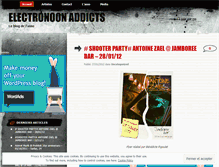 Tablet Screenshot of electronoonaddicts.wordpress.com