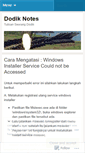Mobile Screenshot of dodikir.wordpress.com