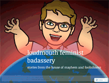 Tablet Screenshot of masculinelady.wordpress.com