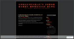 Desktop Screenshot of jbhomestay.wordpress.com