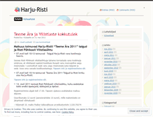 Tablet Screenshot of harjuristi.wordpress.com