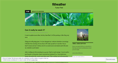 Desktop Screenshot of fitheather.wordpress.com