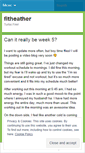 Mobile Screenshot of fitheather.wordpress.com