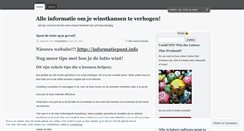 Desktop Screenshot of delottowinnen.wordpress.com
