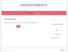 Tablet Screenshot of amarisartphotography.wordpress.com