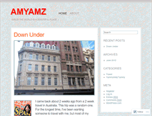 Tablet Screenshot of amyamz.wordpress.com