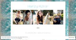 Desktop Screenshot of hairbyadrian.wordpress.com