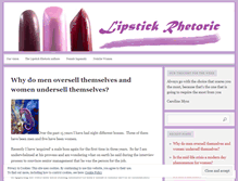 Tablet Screenshot of lipstickrhetoric.wordpress.com