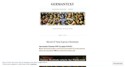 Desktop Screenshot of germantext.wordpress.com